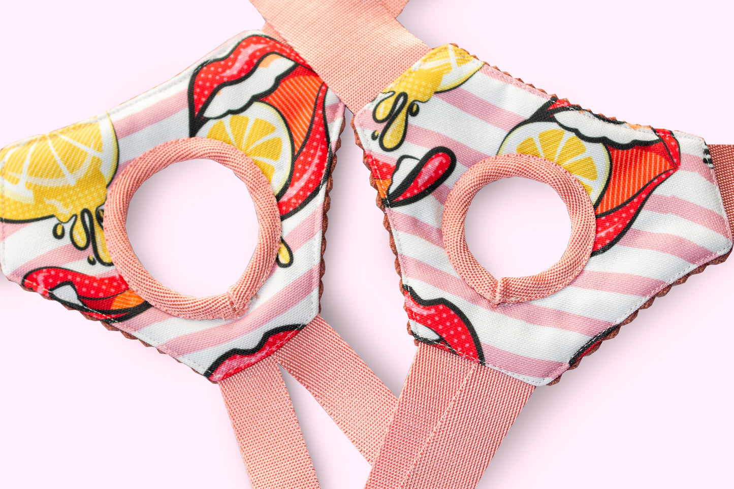 Base Strap-On Pink Lips pour Harnais Josephine